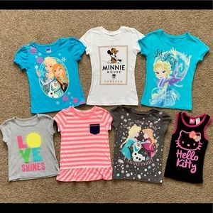 Girls Spring/Summer Shirt Bundle Size 4/5